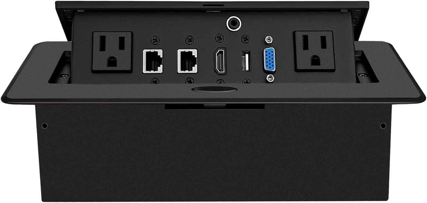 Table Pop up Power Data Center Connection Box