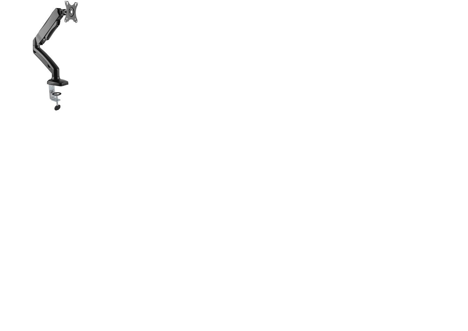 Single Strut Desktop Display Mount