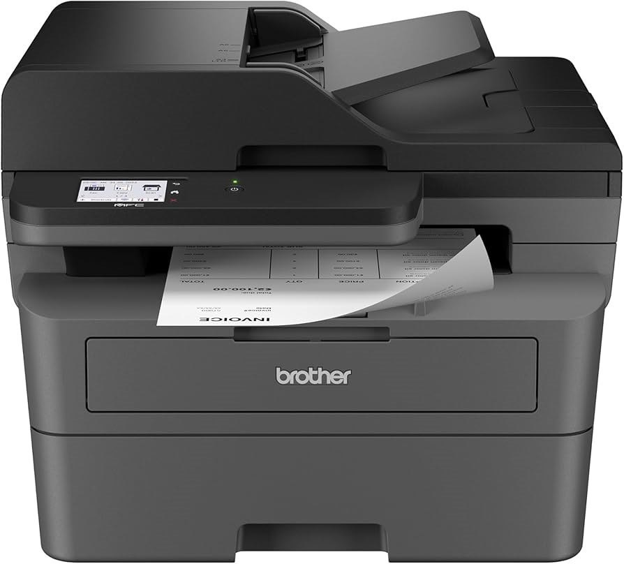 Brother MFC-L2820DW Compact Wireless Black & White Printer, All-In-One, Print, Scan, Copy, Fax, Refresh Subscription Ready