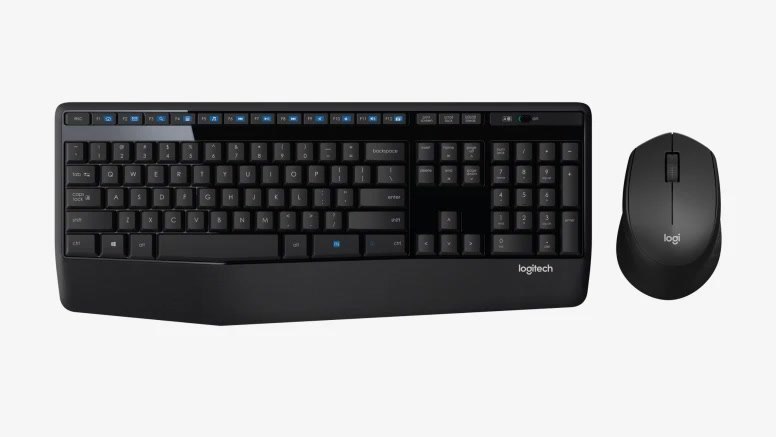 Logitech MK345 Wireless Keyboard & Mouse, Black