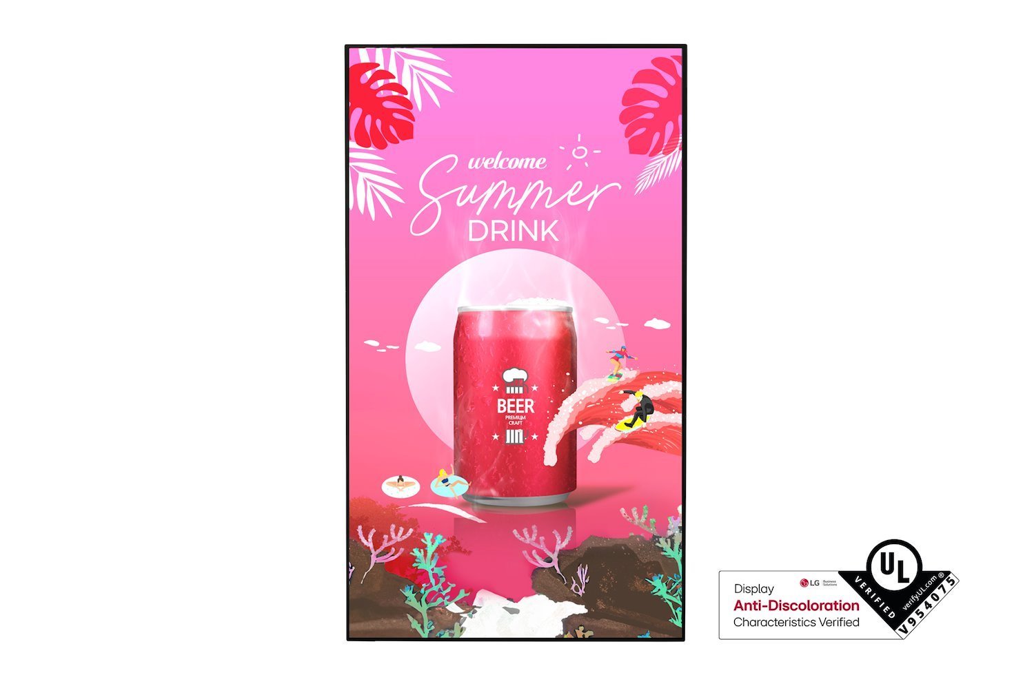 LG 75 75XS4P 4K 4000Nits 24/7 Webos 6.0 Window Face Digital Signage Panel