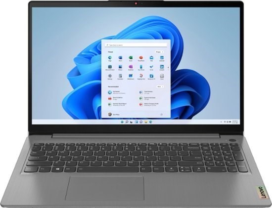 Lenovo - Ideapad 15.6" FHD Touch Laptop - Core i5 with 8GB Memory - 512GB NVMe SSD- Arctic Grey - Full Size Keyboard