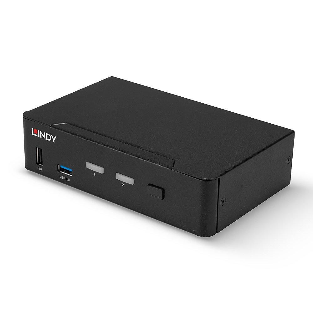 Lindy 2 Port Displayport 1.4 Usb