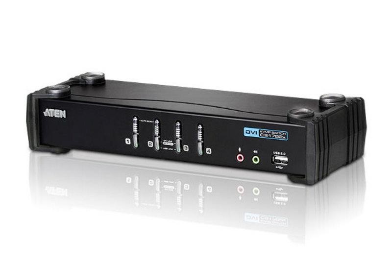 Aten 4 Port Dvi / Usb KVMP Switch