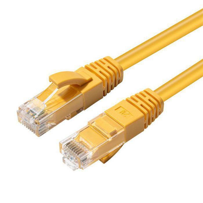 Microconnect U/Utp CAT5e 1M Yellow PVC