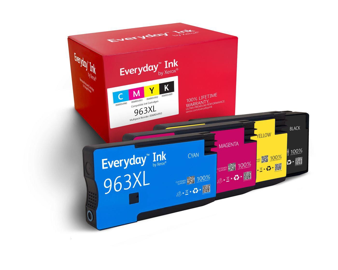 Xerox Everyday Remanufactured Inkjet Ink Cartridge - Alternative for HP (963XL) - CMYK Pack