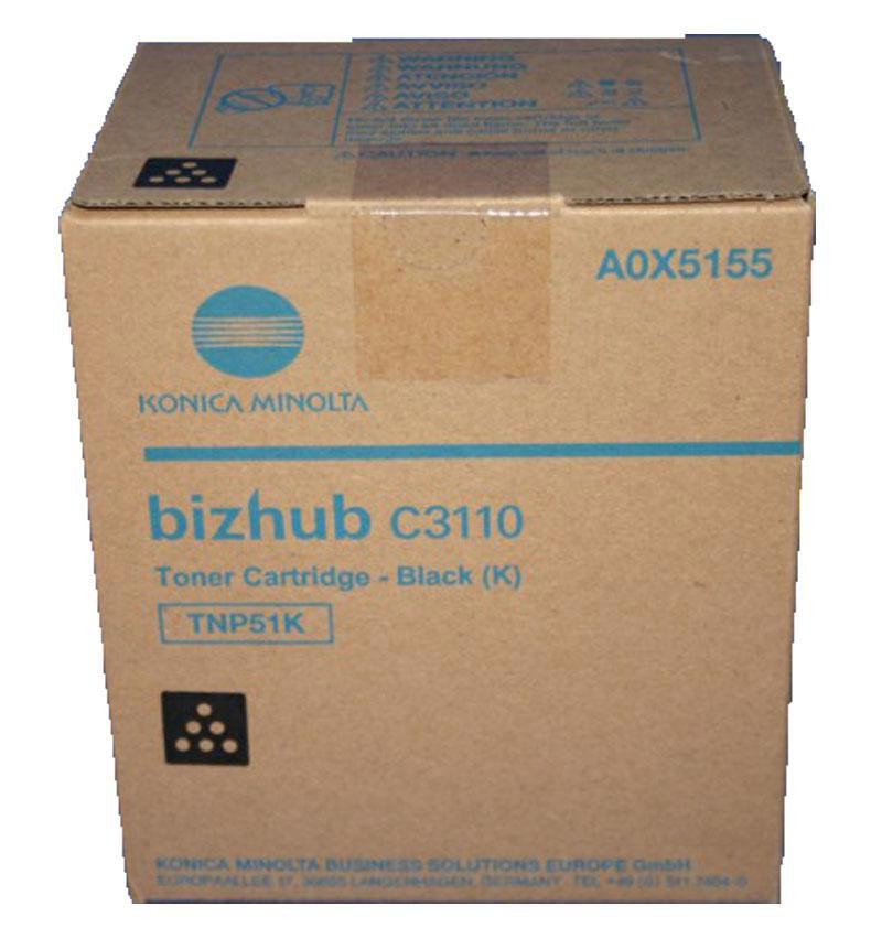 Konica Minolta Original Laser Toner Cartridge - Black - 1 Pack