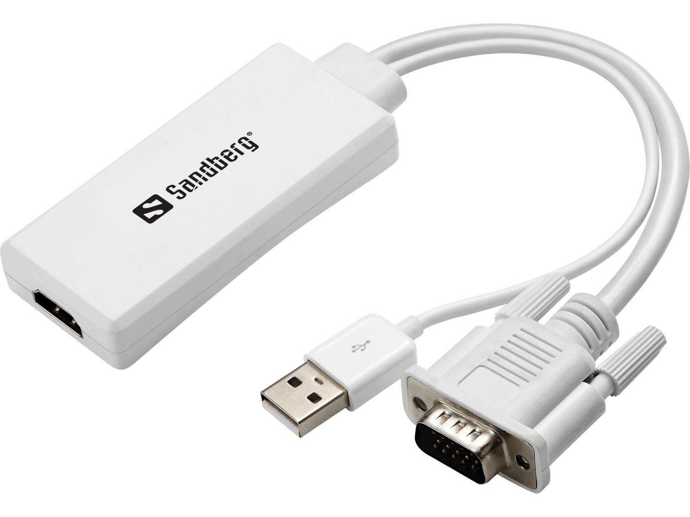 Sandberg VGA+Audio To Hdmi Converter