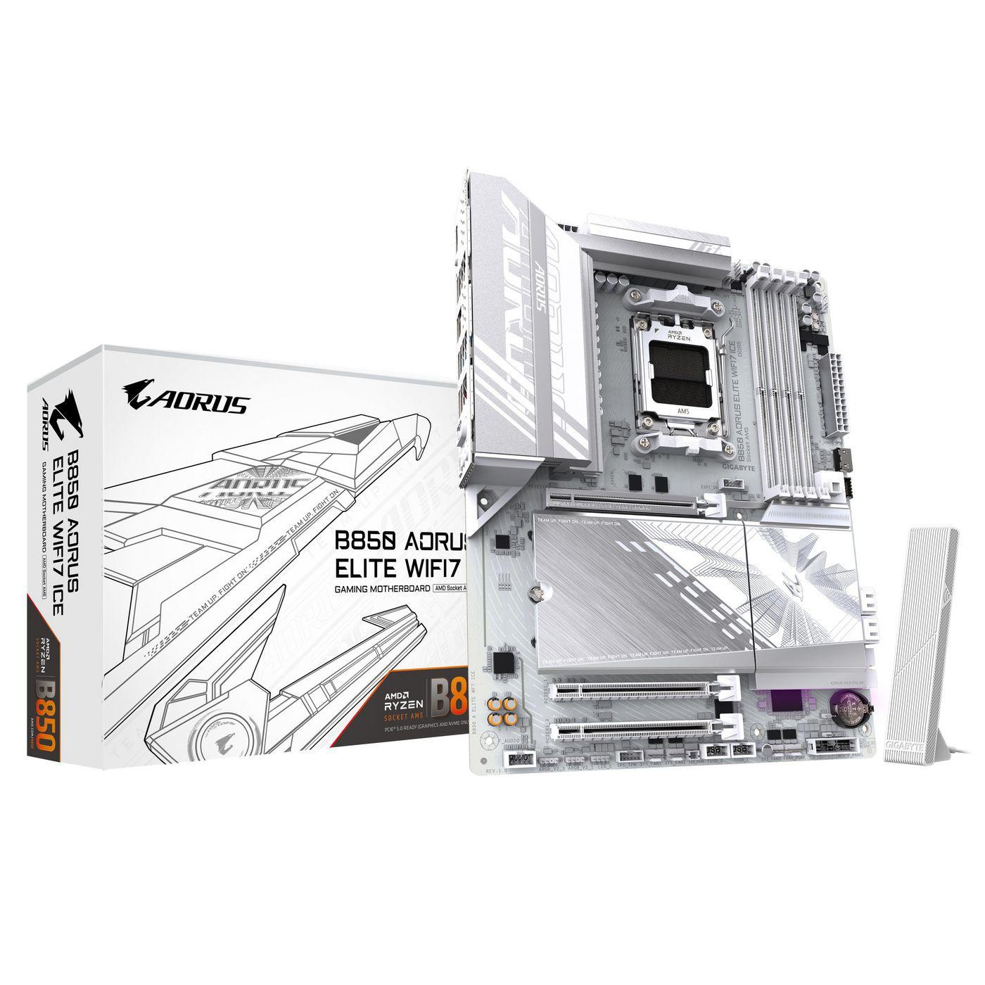 Gigabyte B850 Aorus Elite Wifi7 Ice
