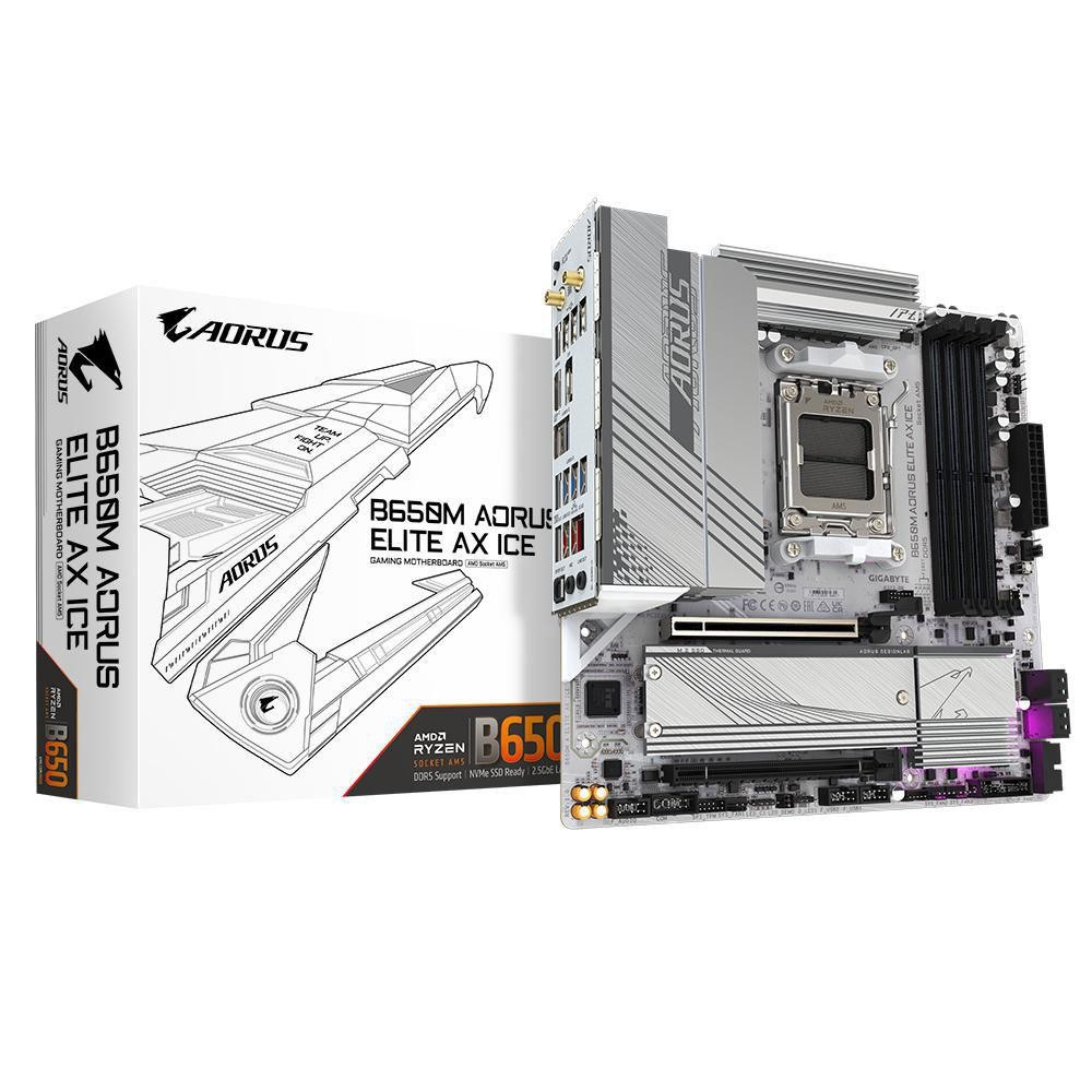 Gigabyte B650M Aorus Elite Ax Ice