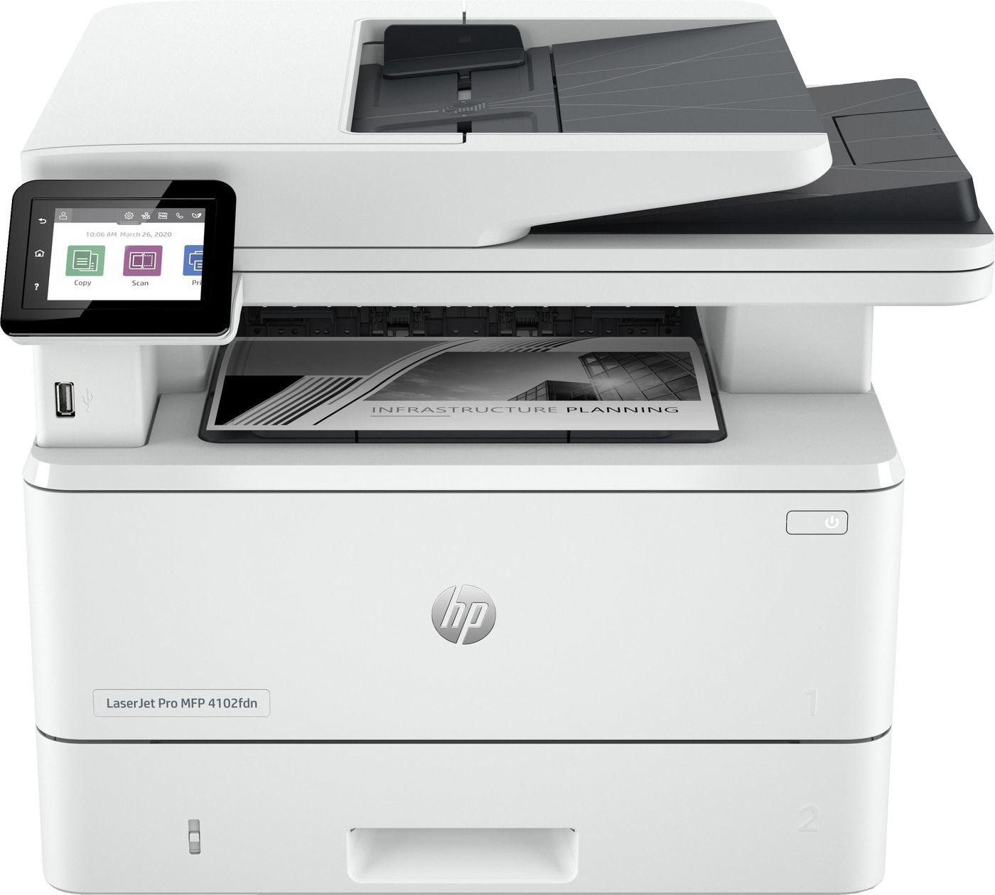 HP LaserJet Pro 4102FDN Laser Multifunction Printer