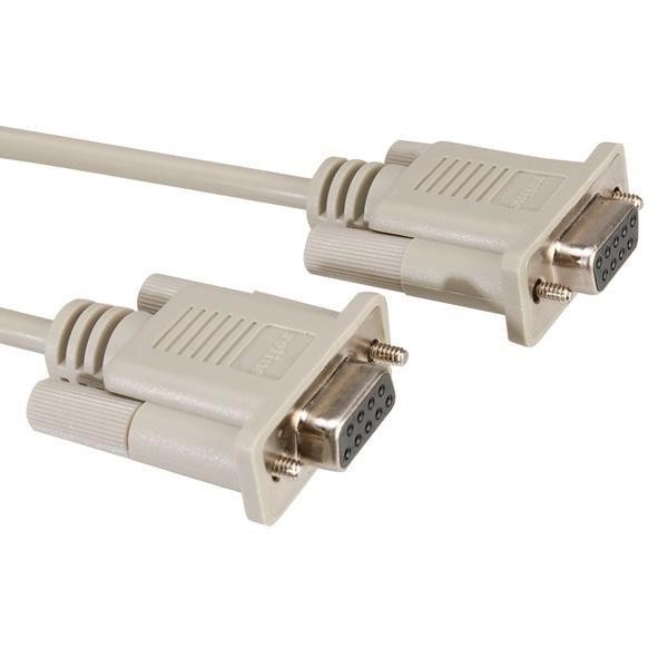 Roline RS232 Cable, DB9 F - F 1.8 M