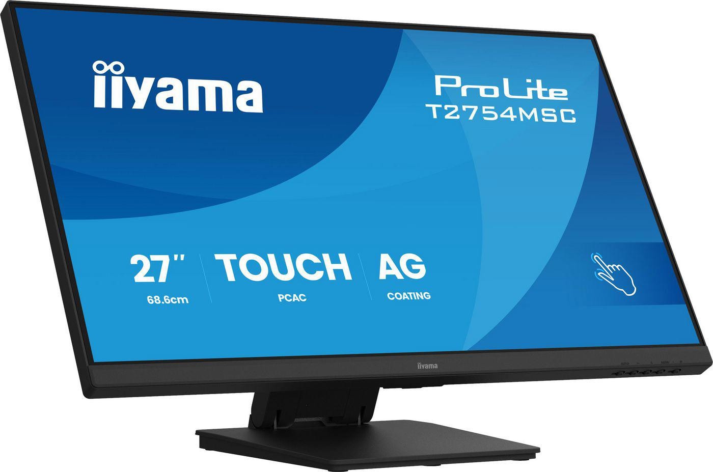 Iiyama 27" Pcap 10P Touch, AG-coating