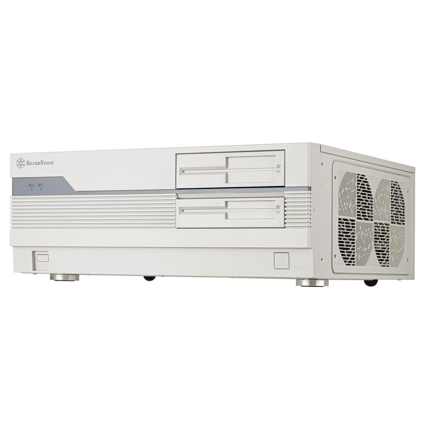 SilverStone Computer Case HTPC White