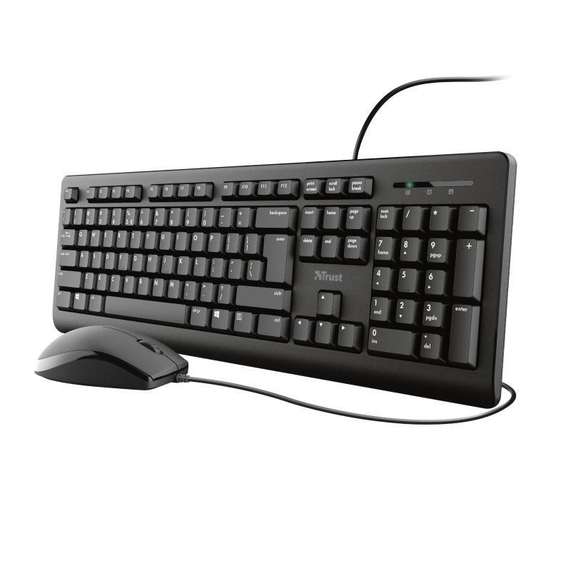Trust Primo Keyboard Mouse Included