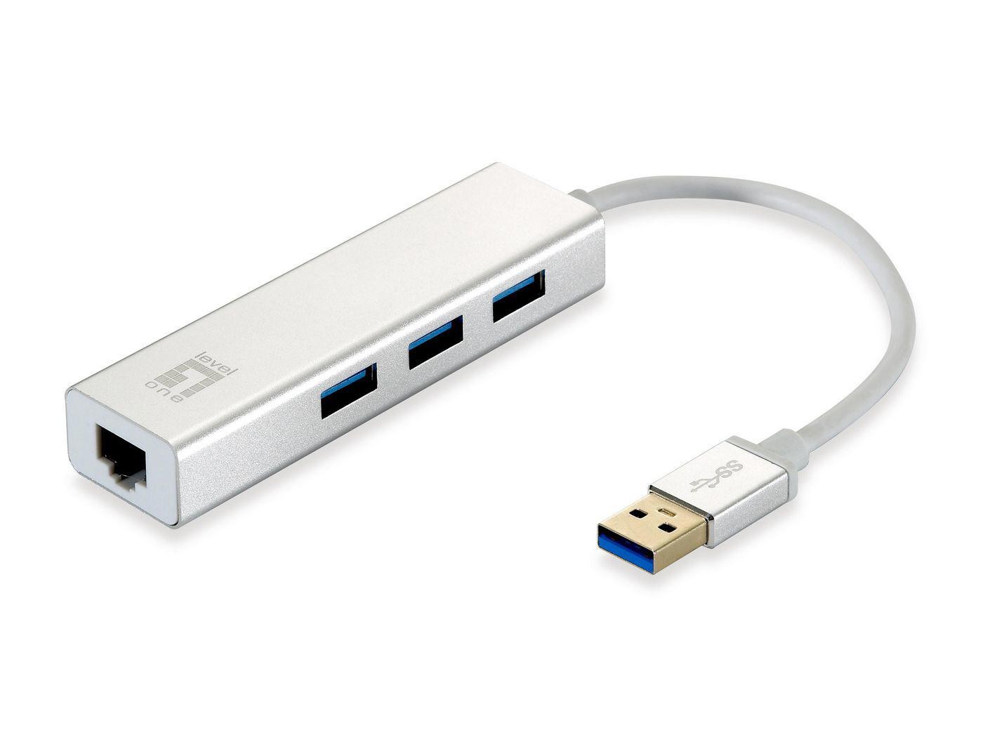 Level One Netw Adaptor USB-Hub 3-Port