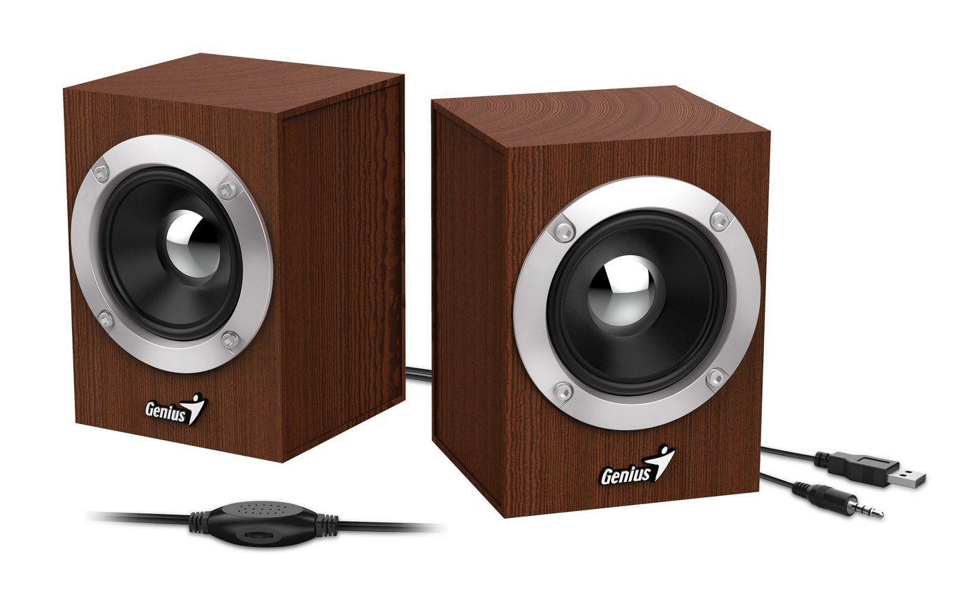 Genius Sp-Hf280 2-Way Brown Wired 6 W