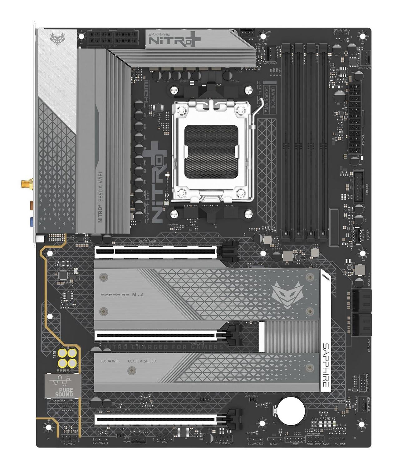 Sapphire Nitro+ B850a Wifi 7 Amd B850