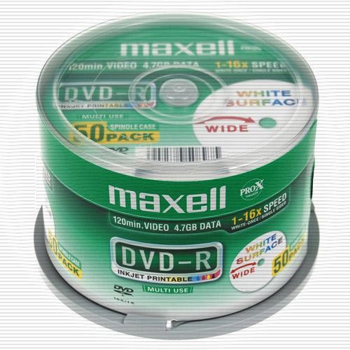 Maxell Dvd-R 4.7 GB 50 Pc(S)