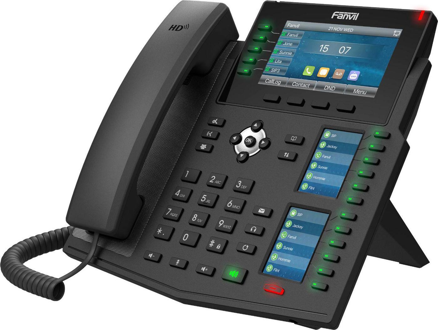 Fanvil Ip Phone Black 20 Lines LCD