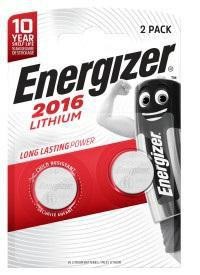 Energizer Battery CR2016 Lithium 2-Pak