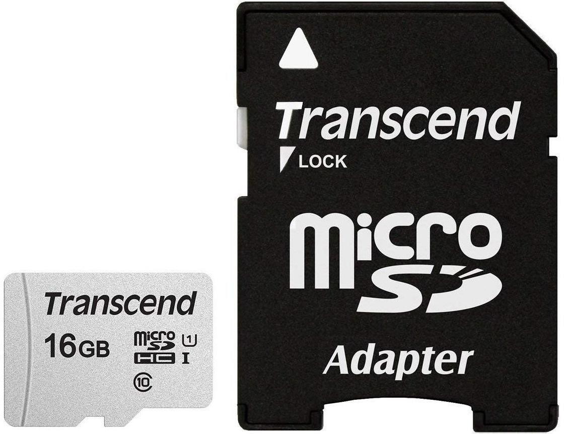 Transcend 16 GB Class 10/UHS-I (U1) microSDHC