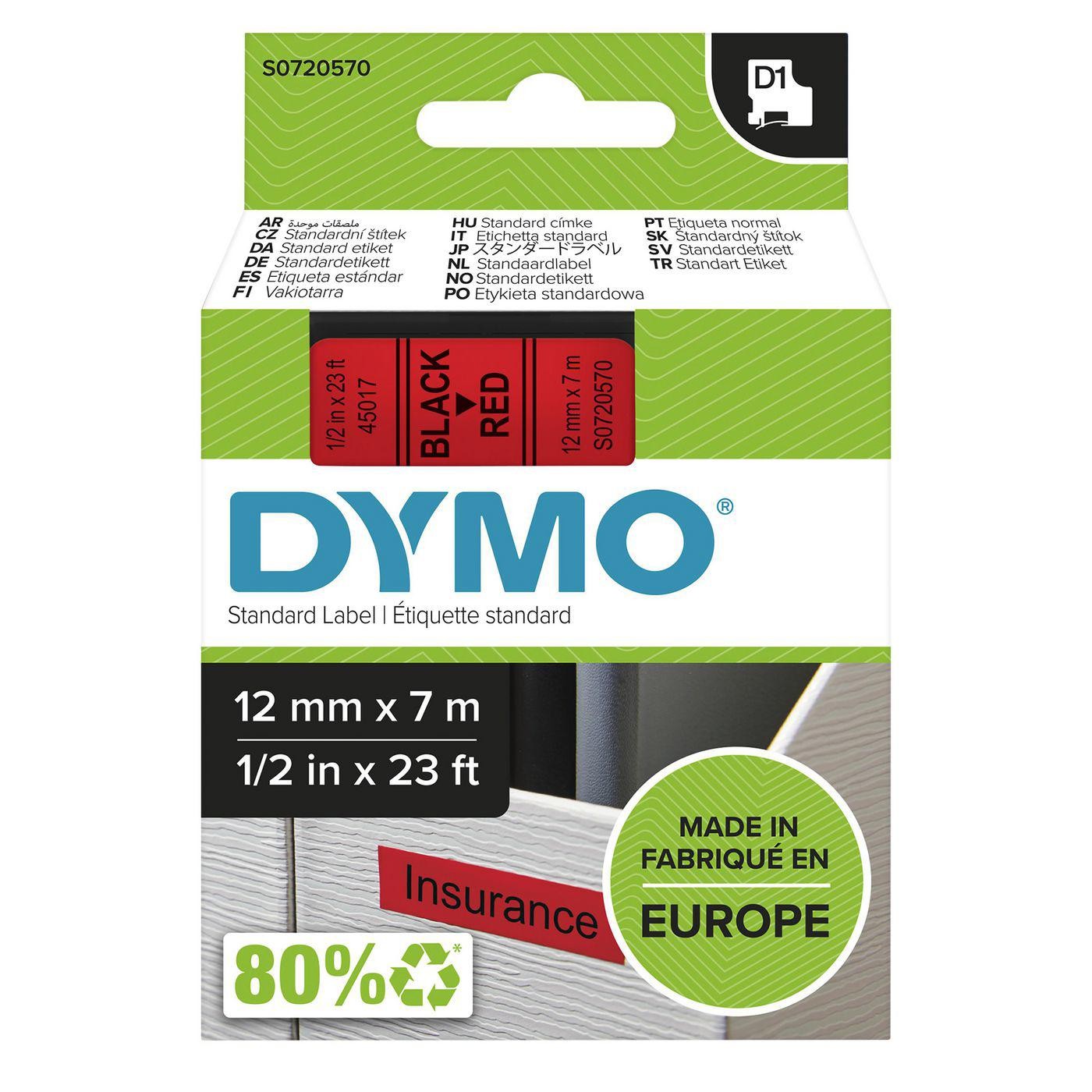 Dymo D1 Standard 12MM