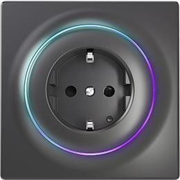 Fibaro Socket-Outlet Type F Black