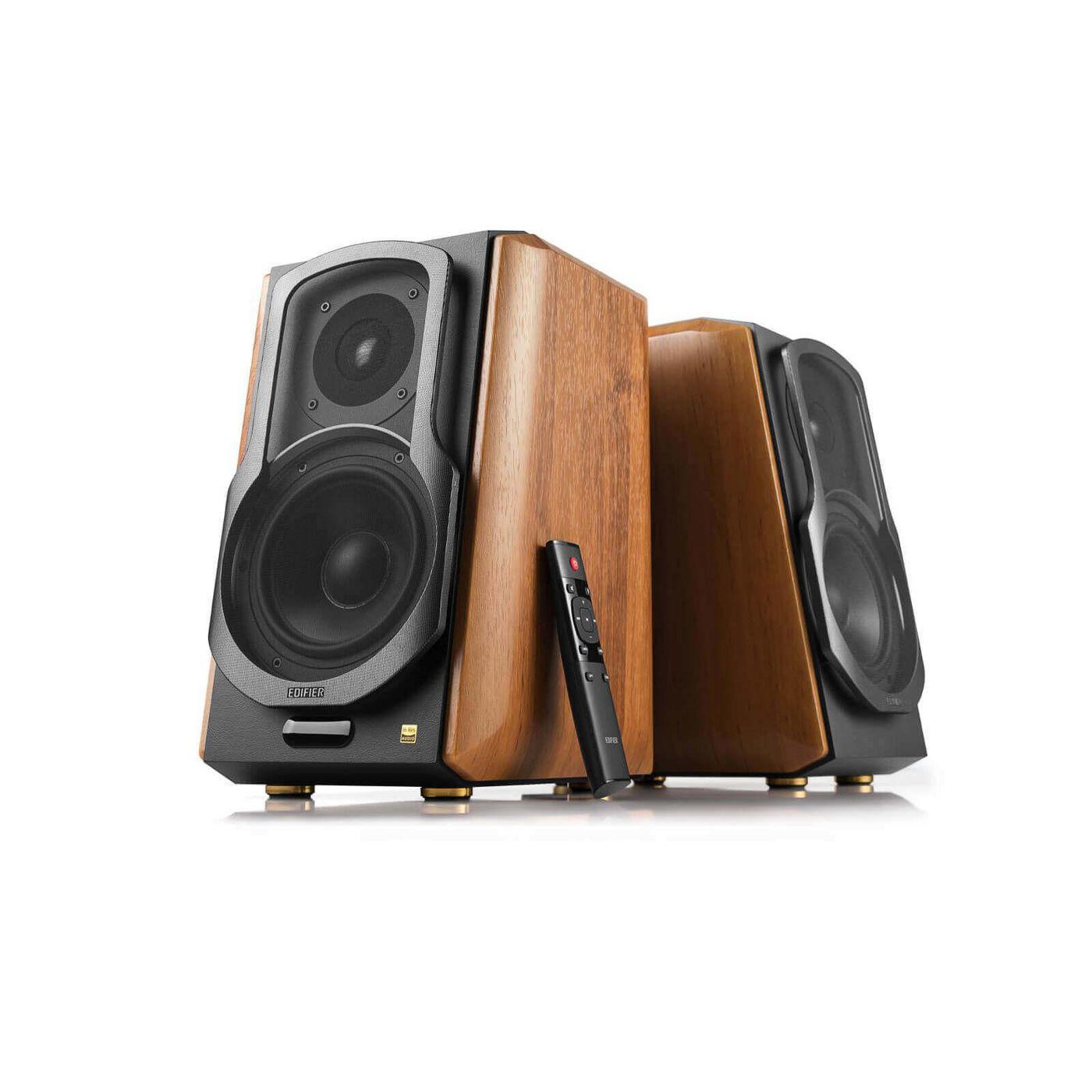Edifier Loudspeaker Black, Wood Wired