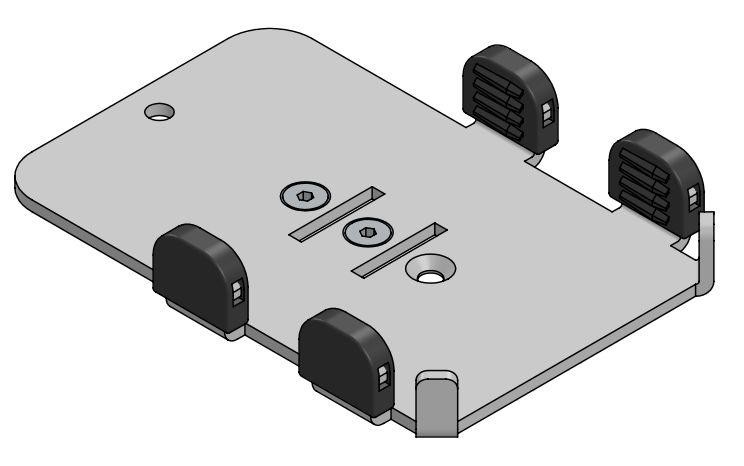 ES MultiGrip Mounting Plate for Payment Terminal - Black