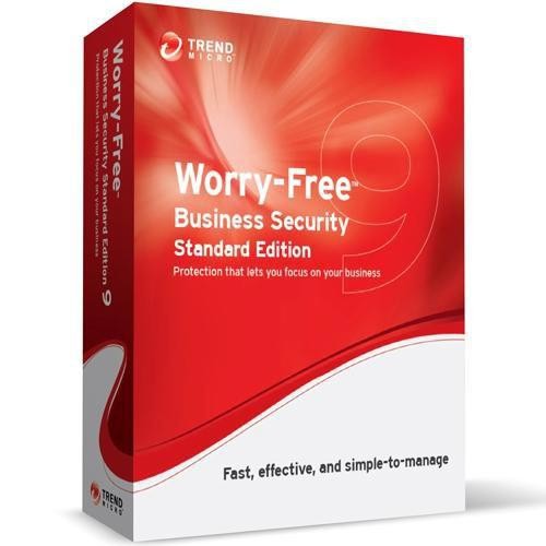 Trend Micro Worry-Free Business Security v. 9.x Standard + 1 Year Maintenance - License - 1 User