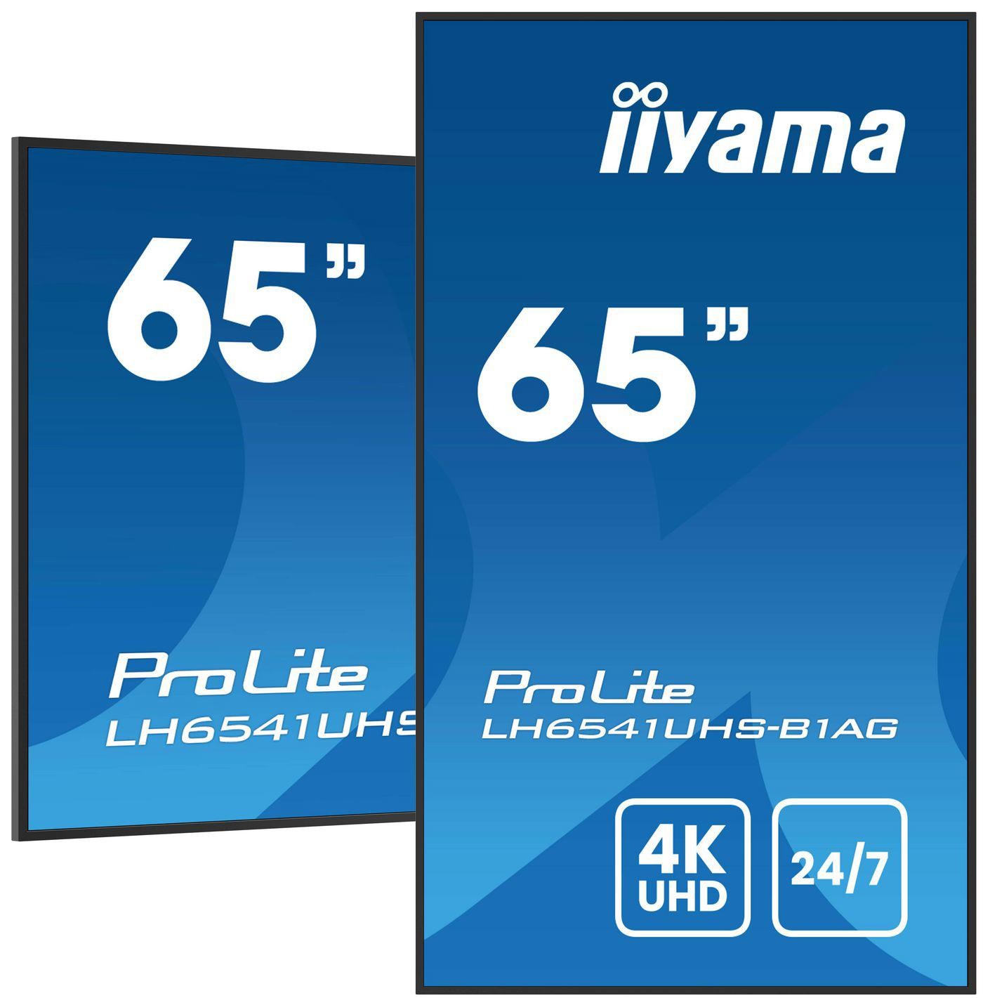 Iiyama 65" 3840X2160, 4K Uhd Ips