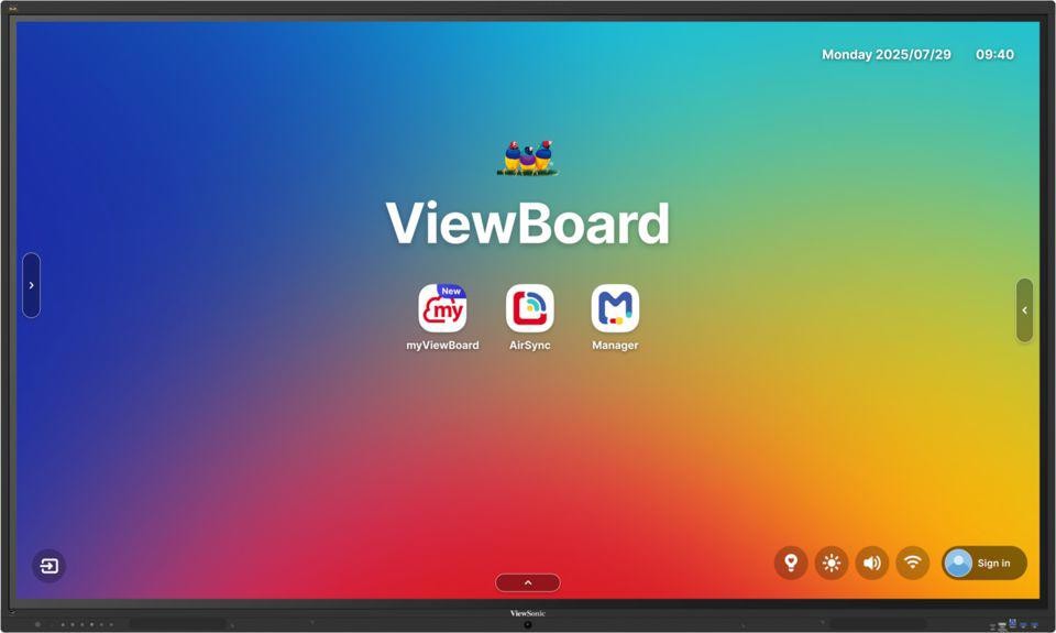 ViewSonic IFP8641-1-1C 2184.40 mm 4K UHD LCD Collaboration Display