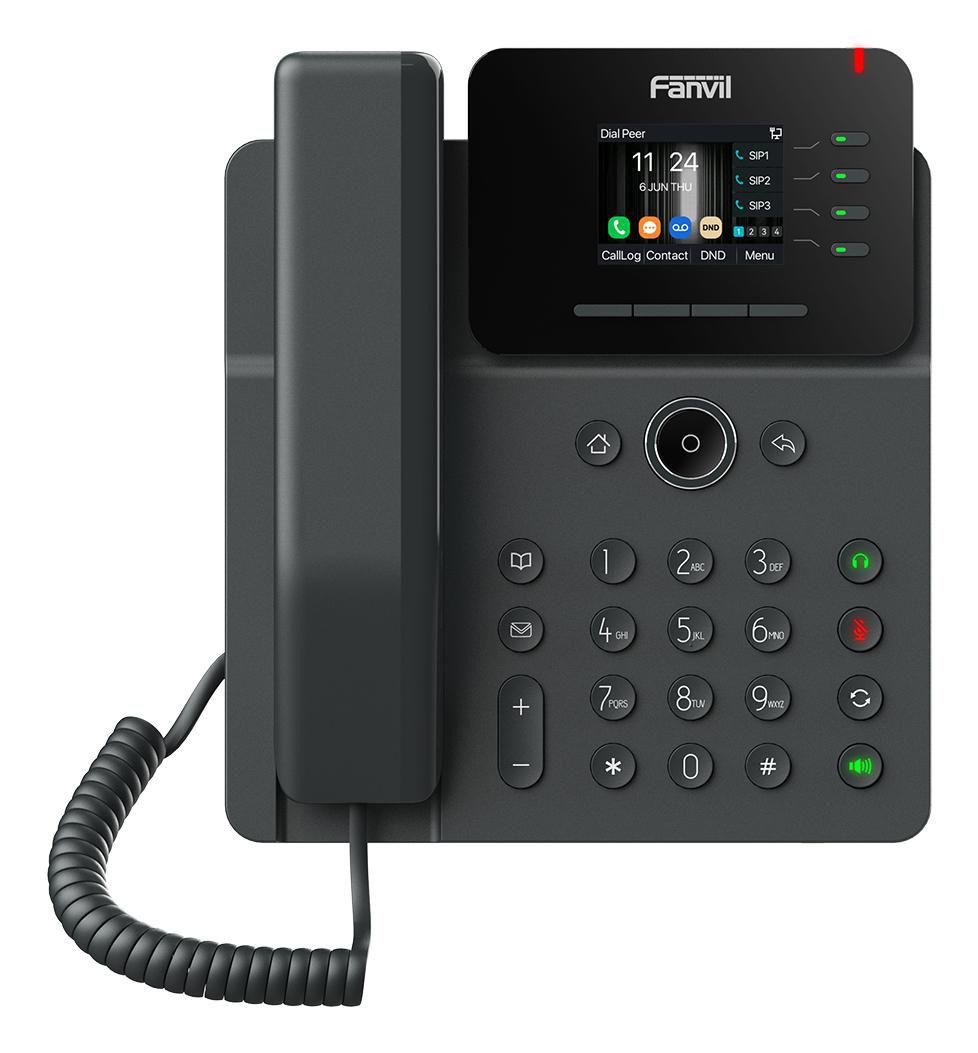 Fanvil Ip Phone Black 4 Lines LCD