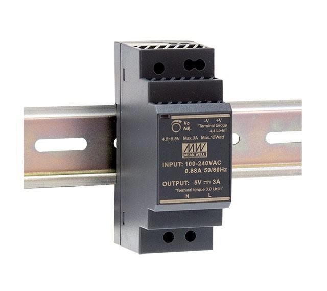 Mean Well Din RailPower Supply 24 V,