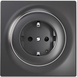 Fibaro Socket-Outlet Type F Black