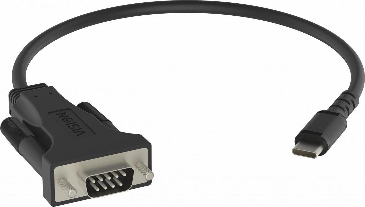 Vision Serial Cable Black RS-232
