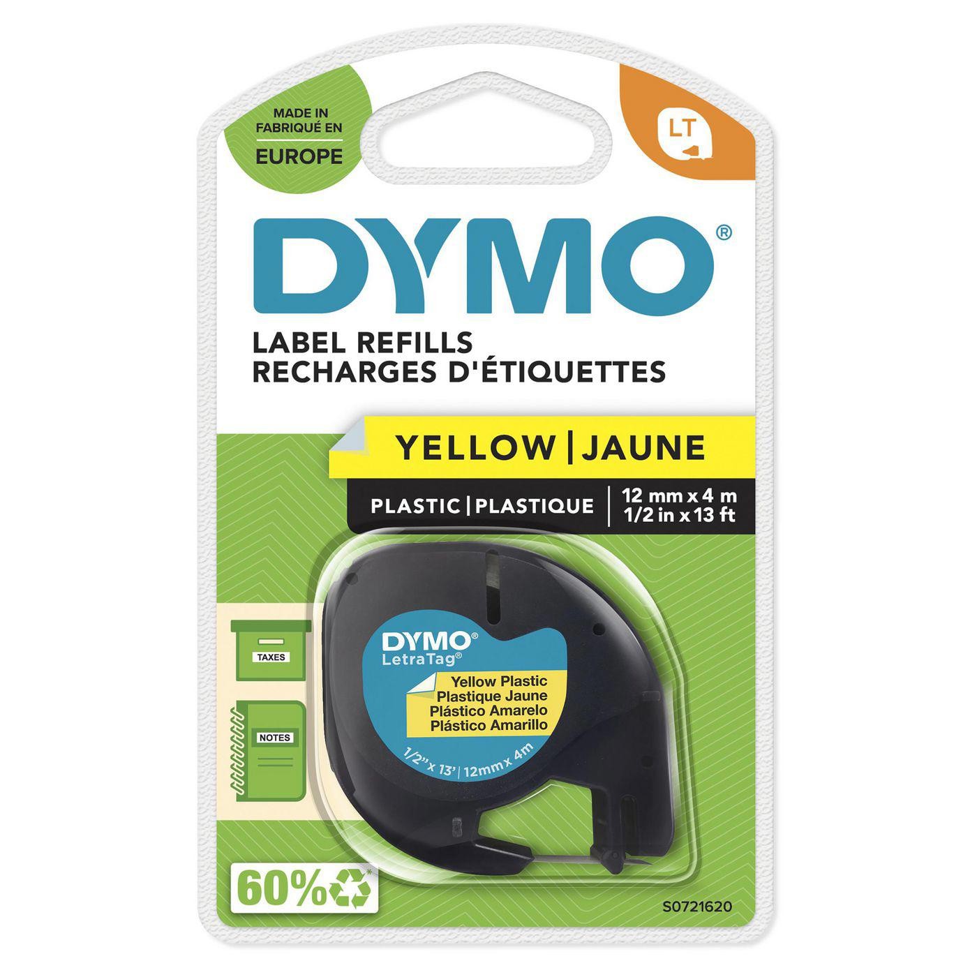 Dymo LetraTAG Tape / 12MM X 4M