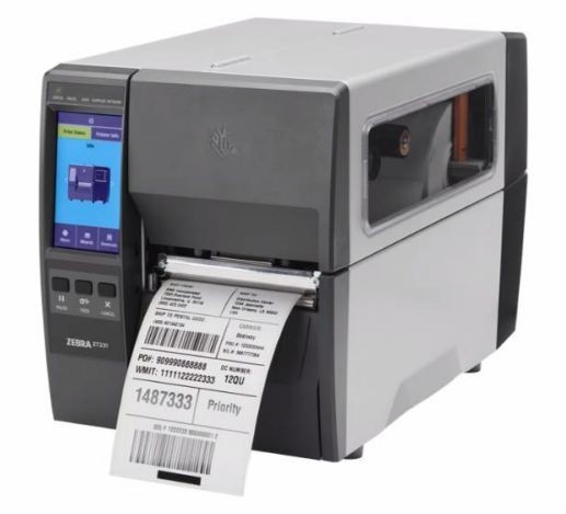 Zebra ZT231R Manufacturing, Transportation & Logistic Thermal Transfer Printer - Monochrome - Label Print - Ethernet - USB - USB Host - Serial - Bluetooth - RFID - EU, UK - With Cutter