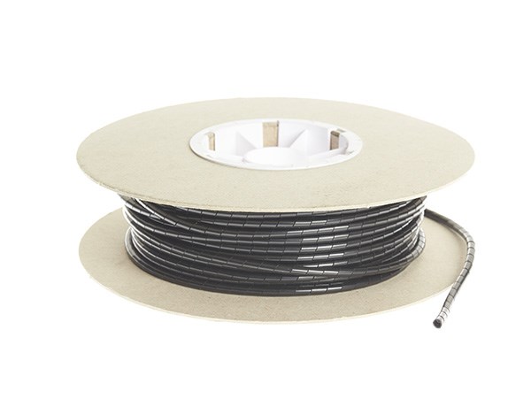 4Cabling Spiral Binding Cable Wrap - 30.5M X 19MM: Black