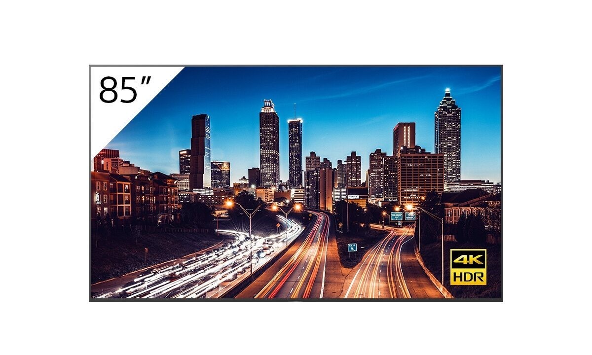Sony Bravia BZ Commercial 85" Led - QFHD 4K (3840 X 2160), 24/7, Led, X1 4K HDR Processor, Android, Anti Glare, Dolby Vision, Brightness (620-CD/M2)